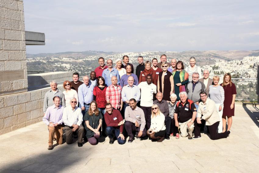 Seminar participants and staff at Yad Vashem, Nov - Dec 2017